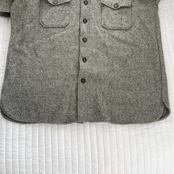 Vintage Eddie Bauer wool blend button down long jacket - Picture 6 of 6